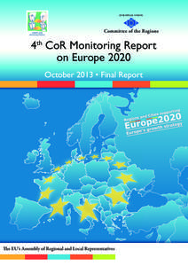 EUROPEAN UNION  Committee of the Regions 4th CoR Monitoring Report on Europe 2020
