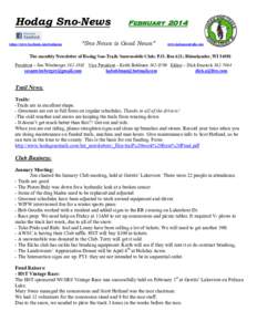 Microsoft Word - Hodag Sno_2-14 sn.doc