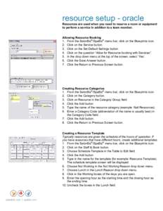 Microsoft Word - Resource Setup - Oracle 49qrg.doc