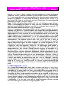 Serge Latouche o el recliclatge del sistema capitalista José Iglesias Fernández Economista  Comença a ser d’interès la idea de com poder sobreviure en una altra societat amb dignitat sense