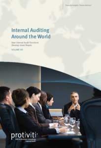 Internal Auditing Around the World: How Internal Audit Functions Develop Great People, Volume 8