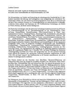 Ladislau Gyémánt Ethnische und soziale Aspekte im Siedlungsraum Siebenbürgen im Lichte zweier Sammeltabellen der Steuerkonskription von 1750