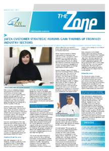 Issue 28: Vol[removed]EZW bi-monthly newsletter Jafza Customer Strategic forums gain thumbs up from key industry sectors