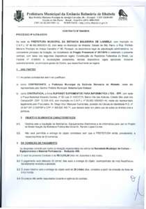 Prefeitura Municipal da Estância Balneária de Ilhabela Rua Prefeito Mariano Procõpío de Araújo Carvalho, 86 - Perequê - CEPEstado de São Paulo - Brasil- FonelFaxCNP J32