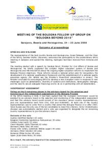Microsoft Word - BFUG_Sarajevo_24_25 June 2008_outcome of proceedings.doc