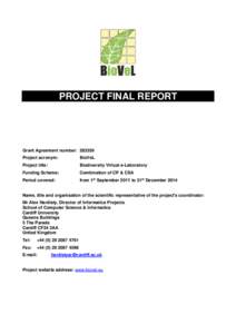 Microsoft Word - BioVeL-FinalReport-Revised-16Feb2015.doc