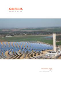 ABENGOA ABENGOA SOLAR Informational dossier 2015 www.abengoasolar.com