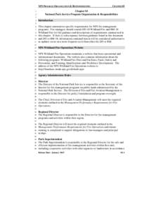 NPS PROGRAM ORGANIZATION & RESPONSIBILITIES 1 2 CHAPTER 03