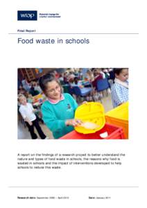 Microsoft Word - Food waste in schools full report .docx