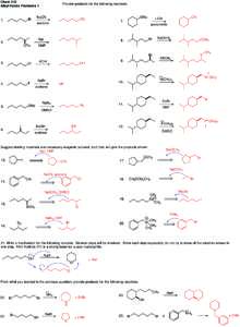 Chem 212 Alkyl Halide Problems 1 NaCN Br