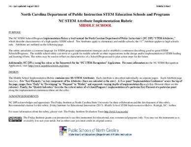 Education reform / Project-based learning / Teacher / Inclusion / America COMPETES Act / National Science Digital Library / Education / Educational psychology / Education policy