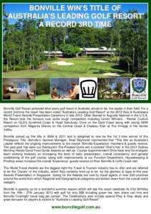 Bonville /  New South Wales / Resort