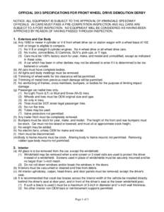 Microsoft Word - Demolition Derby FWD Official Rules 2013.doc