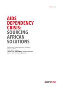 speech | 2012  AIDS Dependency Crisis: Sourcing