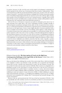 616  EJIL[removed]), 599–629 Efthymios Papastavridis. The Interception of Vessels on the High Seas, Contemporary Challenges to the Legal Order of the Oceans. Oxford: Hart, 2013.