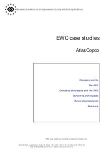 Works council / Atlas Copco / Business / Co-determination / Atlas / Sweden / Employment / Human resource management / Europe / Corporate governance / Labour law