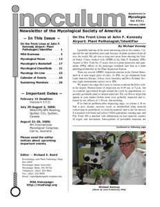 Supplement to  Mycologia VolFebruary 2006