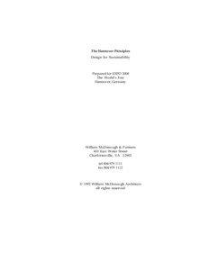 Sustainable architecture / Environmental social science / Landscape architecture / Sustainable design / Hannover Principles / Sustainable development / Life-cycle assessment / Sustainable gardening / Sustainability organizations / Environment / Sustainability / Sustainable building