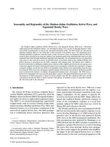 4400  JOURNAL OF THE ATMOSPHERIC SCIENCES VOLUME 64