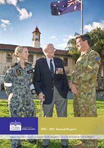 Annual Report Supporting medical research into Veteran health and patient care at the Repatriation General Hospital Healthy Veterans, Healthy