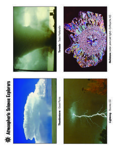 Storm / Thunderstorm / Tornado / Ice / Hail / Lightning / Balloon / JAR / Meteorology / Atmospheric sciences / Weather