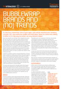 THEKNOWLEDGE  WITH ANDREW HOOKER BUBBLEWRAP, BRANDS AND