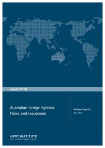 Australian foreign fighters: Risks and responses