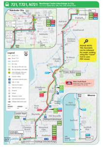 Noarlunga Centre /  South Australia / Noarlunga Centre Interchange / Adelaide Metro / Adelaide city centre / Reynella /  South Australia / North Terrace /  Adelaide / Port Noarlunga /  South Australia / TAFE South Australia / South Road /  Adelaide / Adelaide / Transport in Australia / Transport in Adelaide