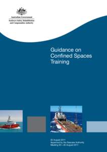 Guidance on confined spaces training