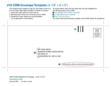 #10 CRM Envelope Template[removed]