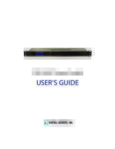 120-240V Power Switch  USER’S GUIDE Product Features Congratulations on selecting a DLI smart switch, a surgesuppressed, 90-240VAC power switch with C19/20 input and C13/