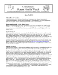 Tree diseases / Woodboring beetles / Buprestidae / Emerald ash borer / Oak wilt / Quercus palustris / Pinus taeda / Tree / Sudden oak death / Flora of the United States / Biology / Botany