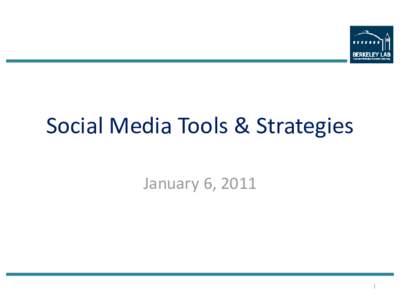 Social Media Tips & Strategies