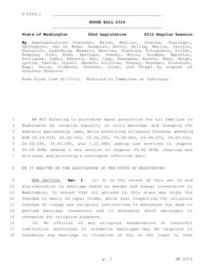 Law / Same-sex marriage law in the United States by state / United States / Same-sex marriage in Washington / Domestic partnership / Civil union / Family law