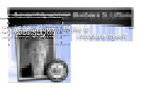 Assemblywoman Barbara S. Lifton  I’d like to introduce myself  Dear Neighbor,