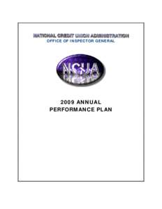 2009 OIG Performance Plan