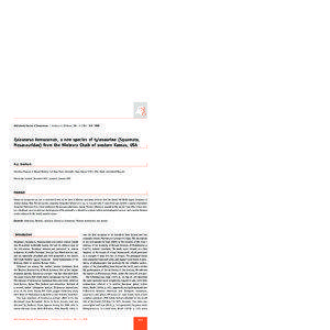 Netherlands Journal of Geosciences — Geologie en Mijnbouw | 84 – 3 | [removed] | 2005  Tylosaurus kansasensis, a new species of tylosaurine (Squamata,