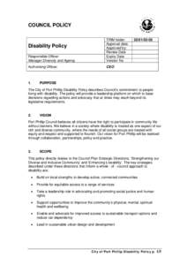 Microsoft Word - Disability Policy.doc