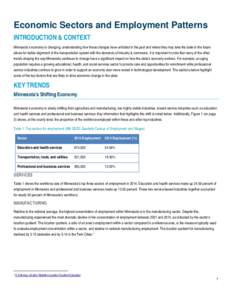Minnesota / Economic base analysis / Unemployment