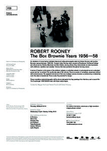 Brownie / American art / Centre for Contemporary Photography / Visual arts / Ben Shahn