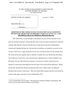 Case 1:12-cr[removed]LO Document 99  Filed[removed]Page 1 of 15 PageID# 1090 IN THE UNITED STATES DISTRICT COURT FOR THE EASTERN DISTRICT OF VIRGINIA