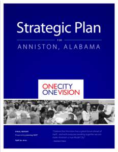 Strategic Plan A N N ISummit STON, ALABAMA Memo FOR