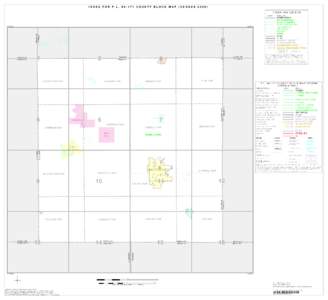 INDEX FOR P.L[removed]COUNTY BLOCK MAP (CENSUS[removed]INDEX MAP LEGEND SYMBOL NAME STYLE