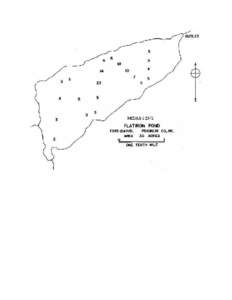 FLATIRON POND Davis Twp., Franklin County U.S.G.S. Kennebago Lake, Maine (7½’) Fishes Brook trout Rainbow smelt