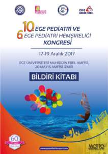 1  10.Ege Pediatri ve 6.Ege Pediatri Hemşireliği Kongresi 2