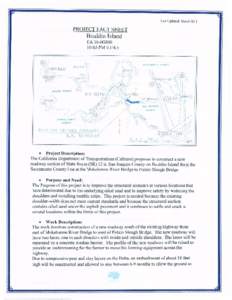 Last Updated: MarchPROJECT FACT SHEET Bouldin Island EA 10-0G800