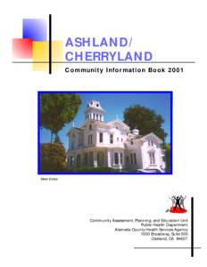 ASHLAND/ CHERRYLAND Community Information Book 2001 Meek Estate