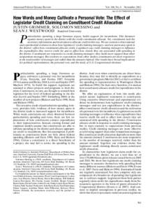 American Political Science Review  Vol. 106, No. 4 November 2012