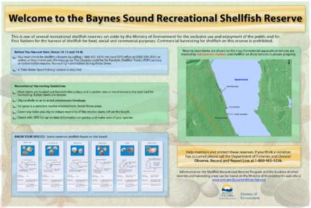 Baynes Sound Recreational Shellfish Reserve