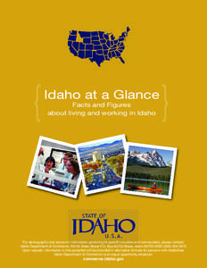 {  Idaho at a Glance Facts and Figures about living and working in Idaho